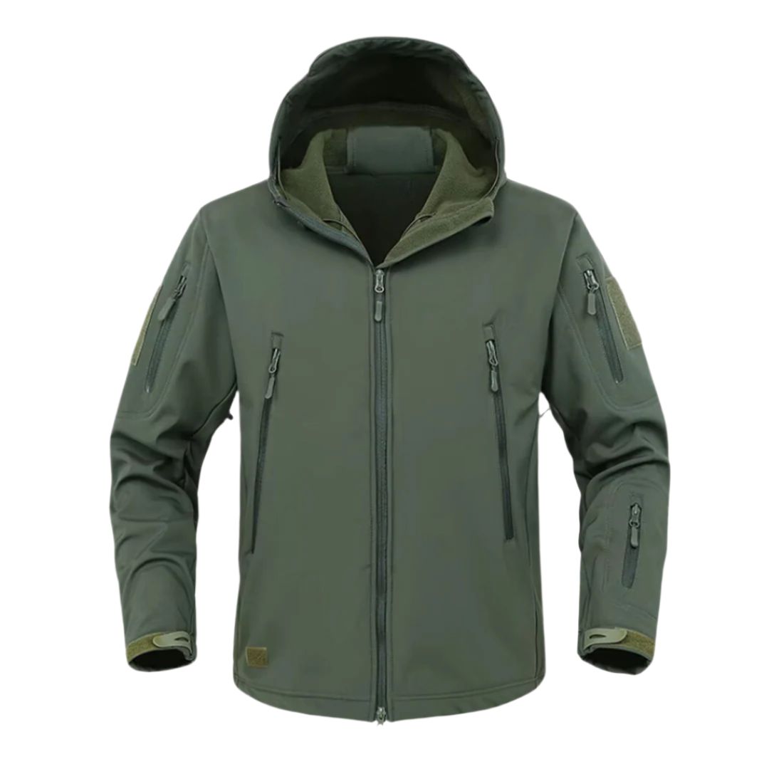 Men's Hooded Zip Jacket - Ideal For Winter/Cold Weather